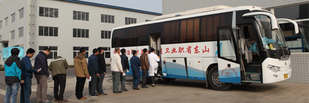 2016年3月5日景津邀請(qǐng)山東省職業(yè)病醫(yī)院的專業(yè)人員為特殊