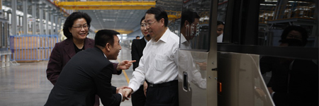 山東省委黨校常務(wù)副校長(zhǎng)趙強(qiáng)來(lái)我公司參觀考察